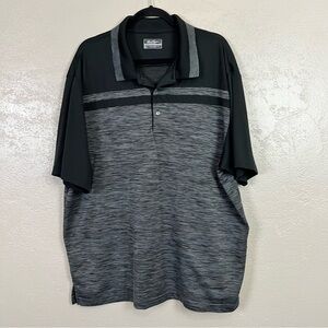 5 for $30 Ben Hogan Golf Polo Shirt Men's 3XL‎ Gray/Black Pattern Performance